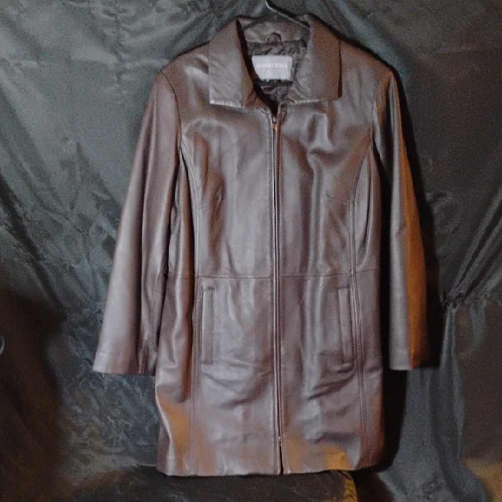 Desert Well Leather Men's Chocolate Brown Leather Jacket